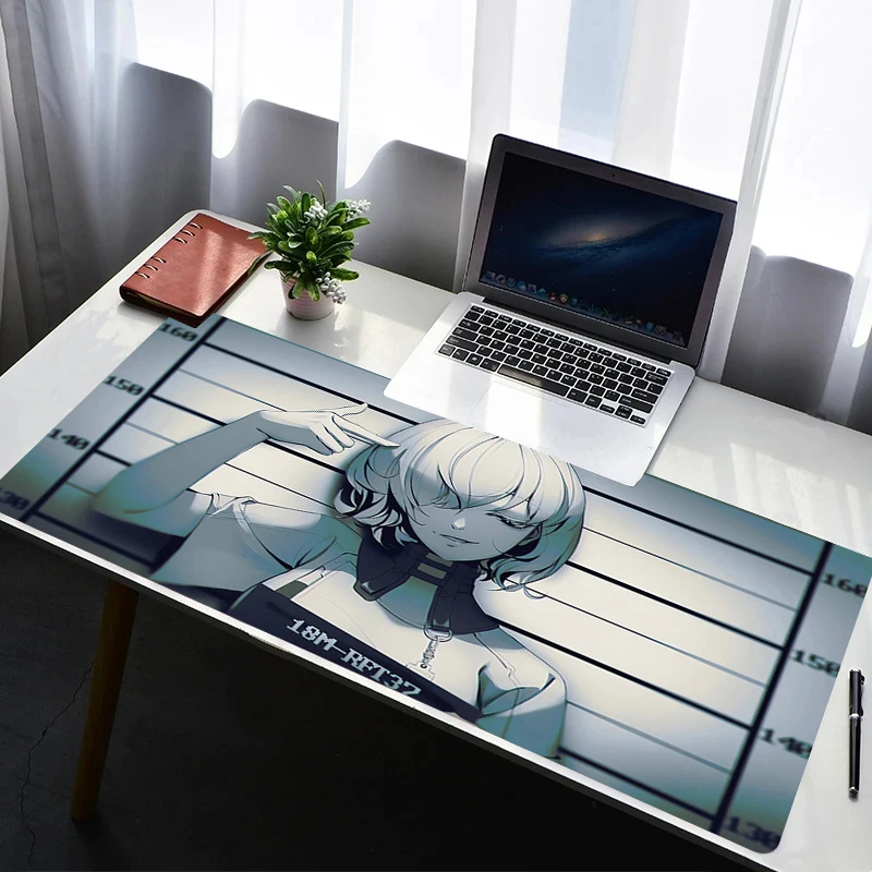 Mouse Pad Anime Rubber Mousepad Office B-black Survival Eternal Return PC Gaming Accessories Keyboard Pad Laptop Desk Mouse Mat
