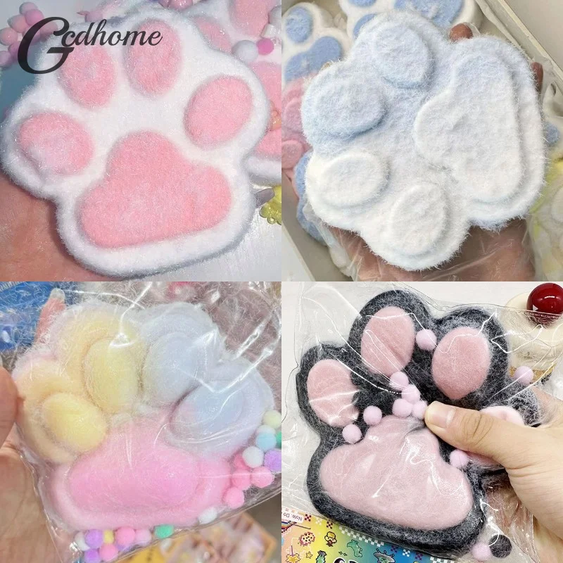 Large Giant Paw Squeeze Cat Paw SqueezeToys Decompressing Pinching Cat Paw for Kids Adults Birthday Party Favors Gifts