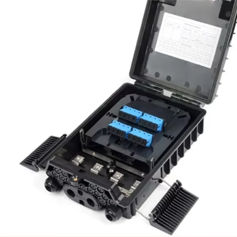 16 Core Fiber Distribution Box Wallhanging Outdoor Waterproof Optical 1X16 Indoor Optical Splitter Connection Box