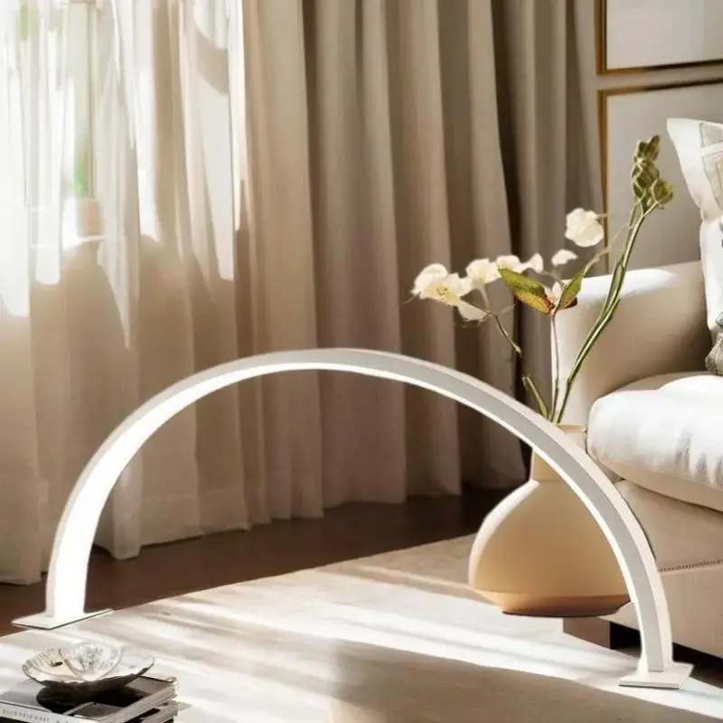 Schoonheidssalon U-vormige led-bureaulamp Semi-maandelijkse verlichtingsarmatuur Oogbescherming Driekleur dimmen Schoonheid Nagelsupplementlicht