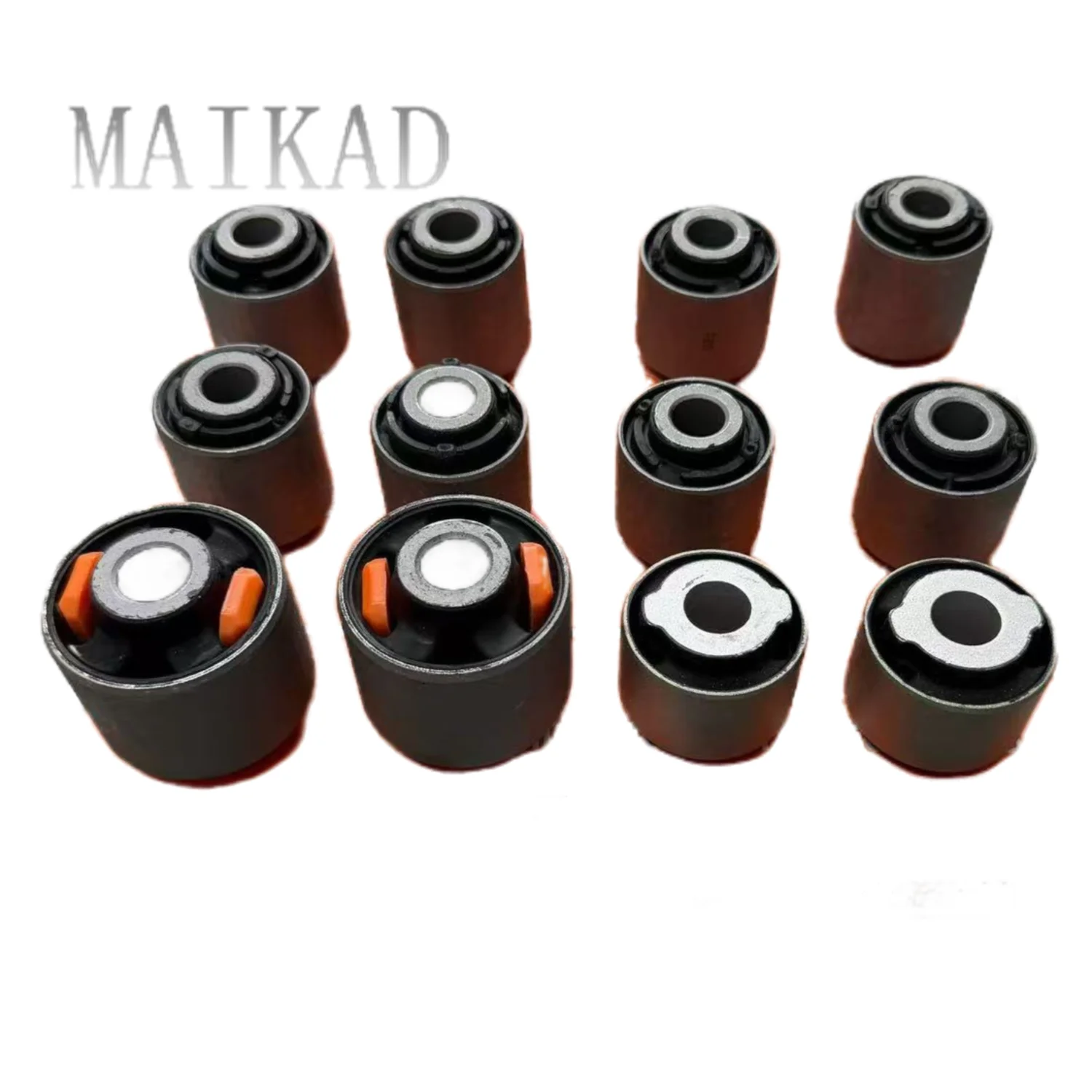 Kit de Buchas de Suspensão Traseira (12 Peças) para Braço de Controle de Borracha para Land Rover Range Rover Evoque Freelander 2 LR025421 LR001182