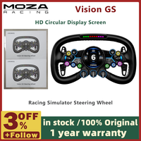 MOZA Vision GS Wheel VGS Steering Wheel 2.85-inch touch-sensitive HD circular display professional lighting effects