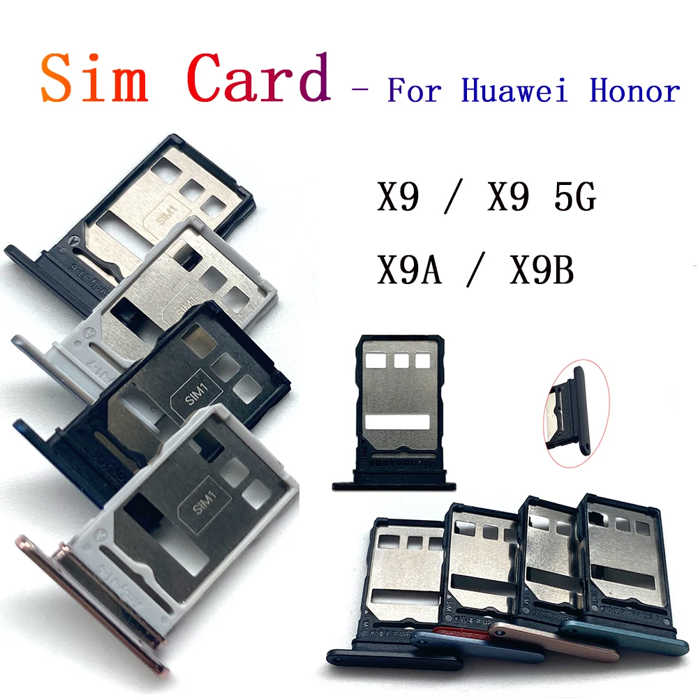 

50 шт./лот для Huawei X9A X9 5G X9 X9B лоток для SIM-карты, держатель ящика, один двойной слот, запасные части