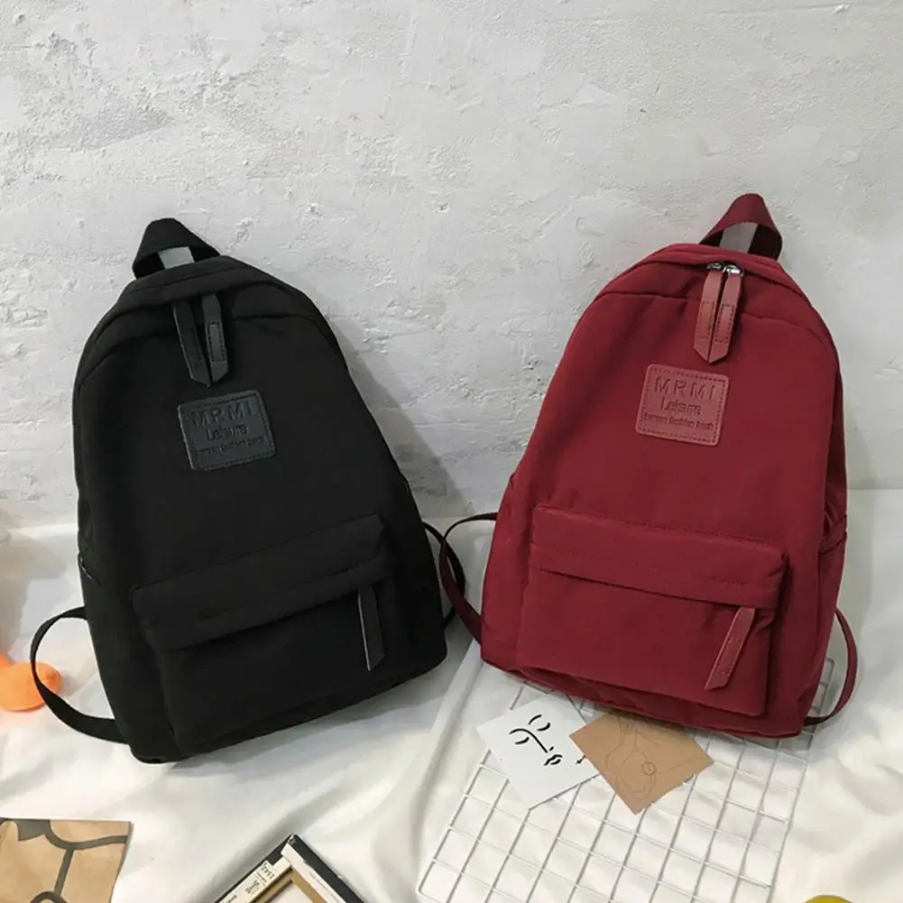 Nylon Backpack Male Korean Version Of Junior High School Backpack Female Large Capacity Outdoor High School Backpack Bag