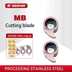 DESKAR 100% Original MB05/07/09 LF6018 Lathe Inserts Comma Inserts Small Inner Hole And Large Cutting Depth Grooving Processing
