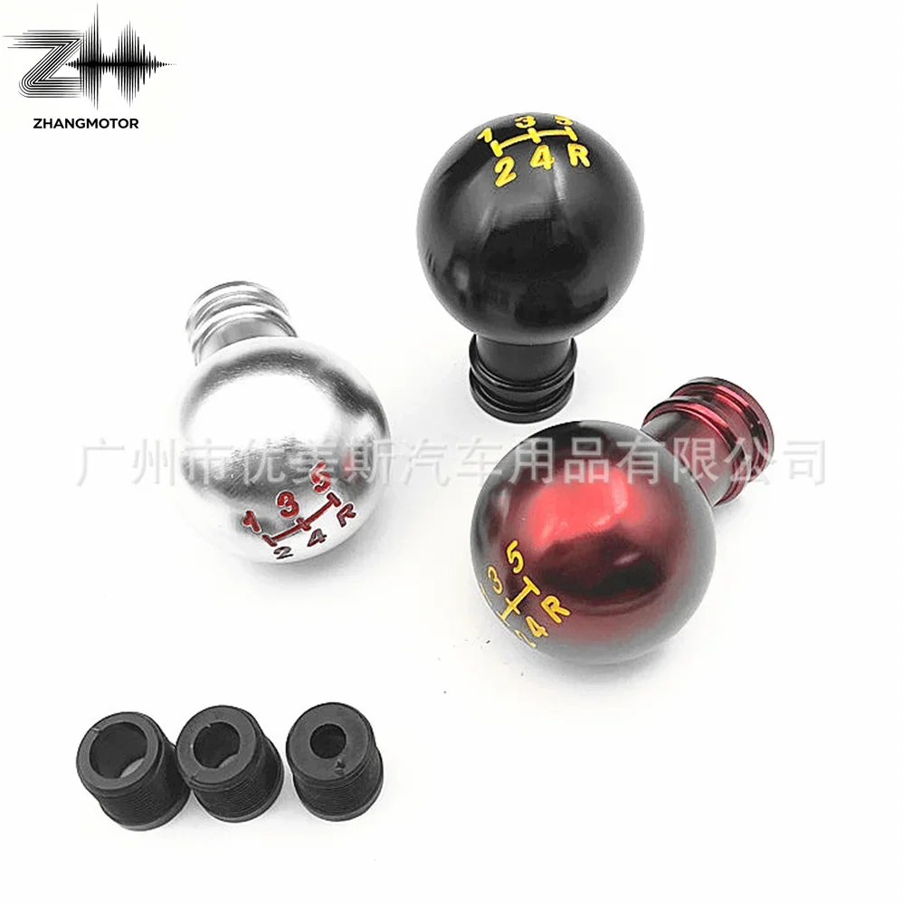 5 Speed Universal Car 3 Colors AT MT Gear Shift Knob Aluminum Gear Shifter Lever Fit For Honda Toyota Nissan Mitsubishi Ford