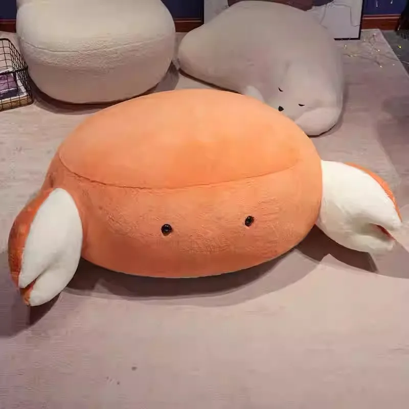 Super Soft Crab Doll Oversized Lazy Cushion Cute Girls' Pillow Bay Window Headboard Backrest cushion Prone Pillow Decoration