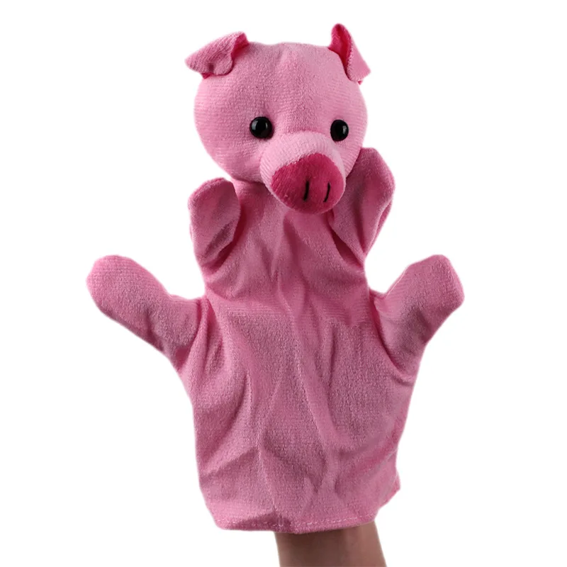 Neue Tier Hand Puppe Vogel Plüsch Spielzeug Fünf Finger Handschuh Puppe Elefant Pferd Geschichtenerzählen Prop Geschenk Kindergarten T3