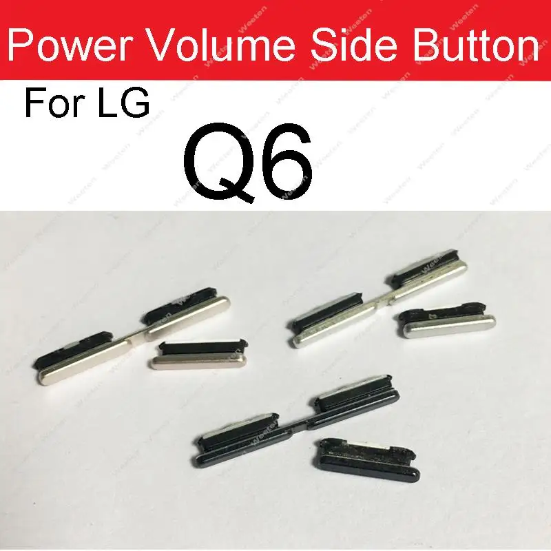 Power Volume Side Buttons For LG Q6 Q7 Q8 Q9 On Off Power Volume Small Side Keys Repair Parts