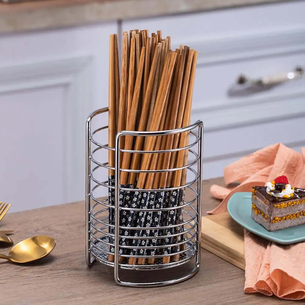 Chopstick Fork Holder Chopstick Holder Capacity Chopstick Basket with Ventilation Holes Draining Cutlery Container for Kitchen