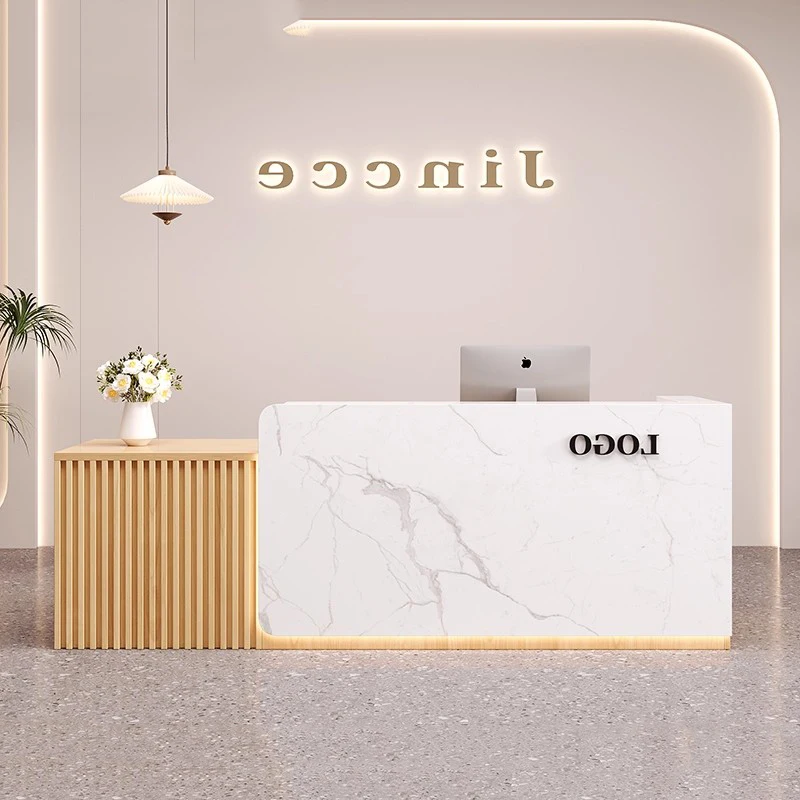 

customized Reception Desk Exquisite Glamour Unique Design Reception Desks Creative Modern Tresen Rezeption Office Furniture