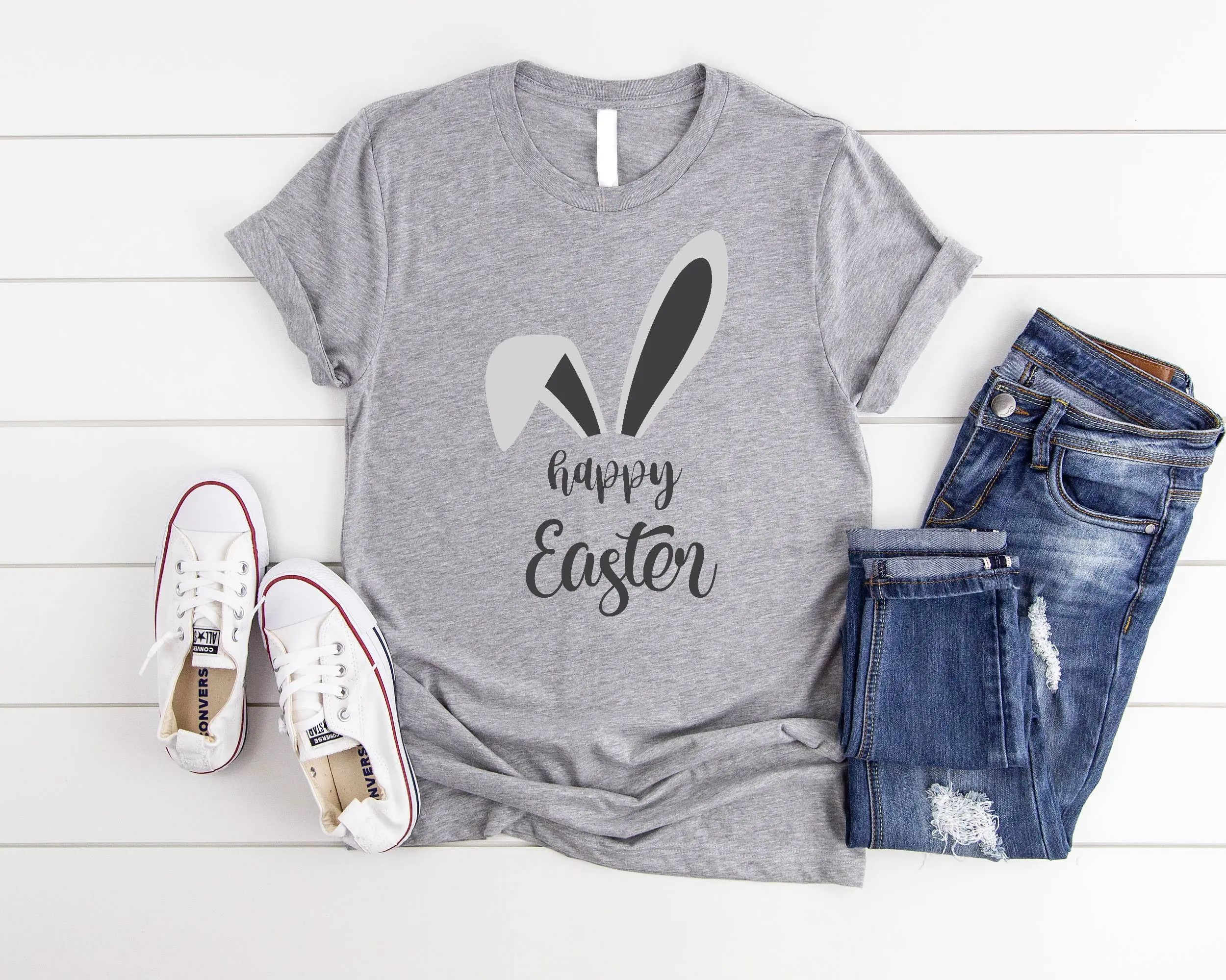 Happy Easter T Shirt Day bunny Women For