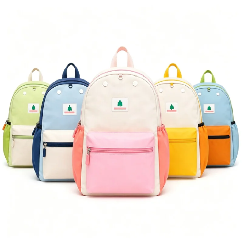 2026 New Backpack: Dopamine Color Matching, Japanese Style, Lightweight Leisure Daily Commuting And Outdoor Travel Bag.