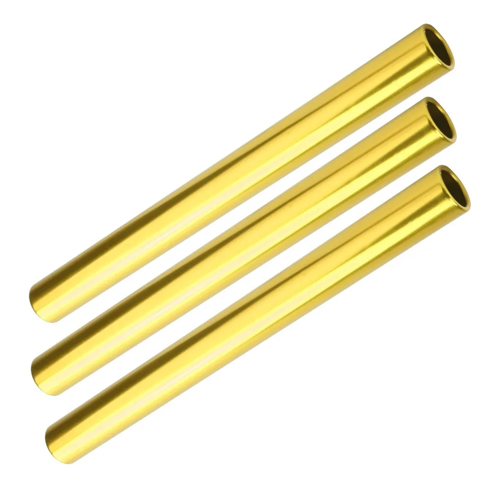 

3 шт. легкие и прочные эстафетные палочки из алюминиевого сплава с гальваническим покрытием для легкой атлетики