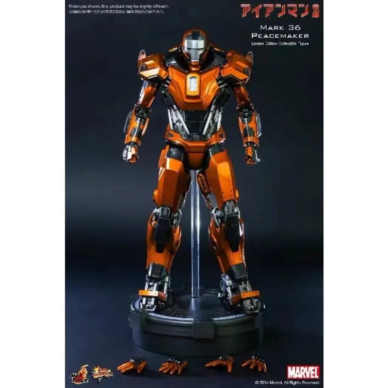 Original Hottoys MMS258 1/6 Iron Man 3 MK36 intermediary limit edition Action Figure Hobby Collectible Model Toy Figures gifts