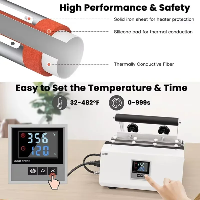 

110V/220V Multifunctional Drum Type Hot Press Machine 20-30oz Mug Hot Stamping Machine Hot Press Cup Printing Machine