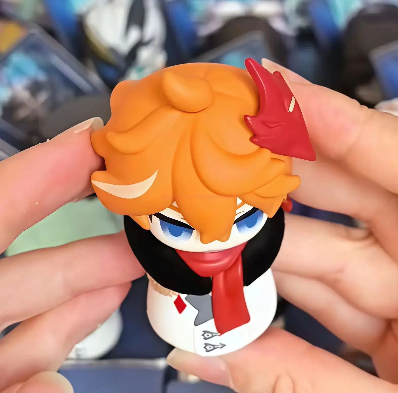 Mihoyo Genshin Impact Fatui Harbinger Q Version Serie Blind Box Desktop Mini Puppe Modell Spielzeug Trend Dekoration Überraschung Geschenke – Detail 4