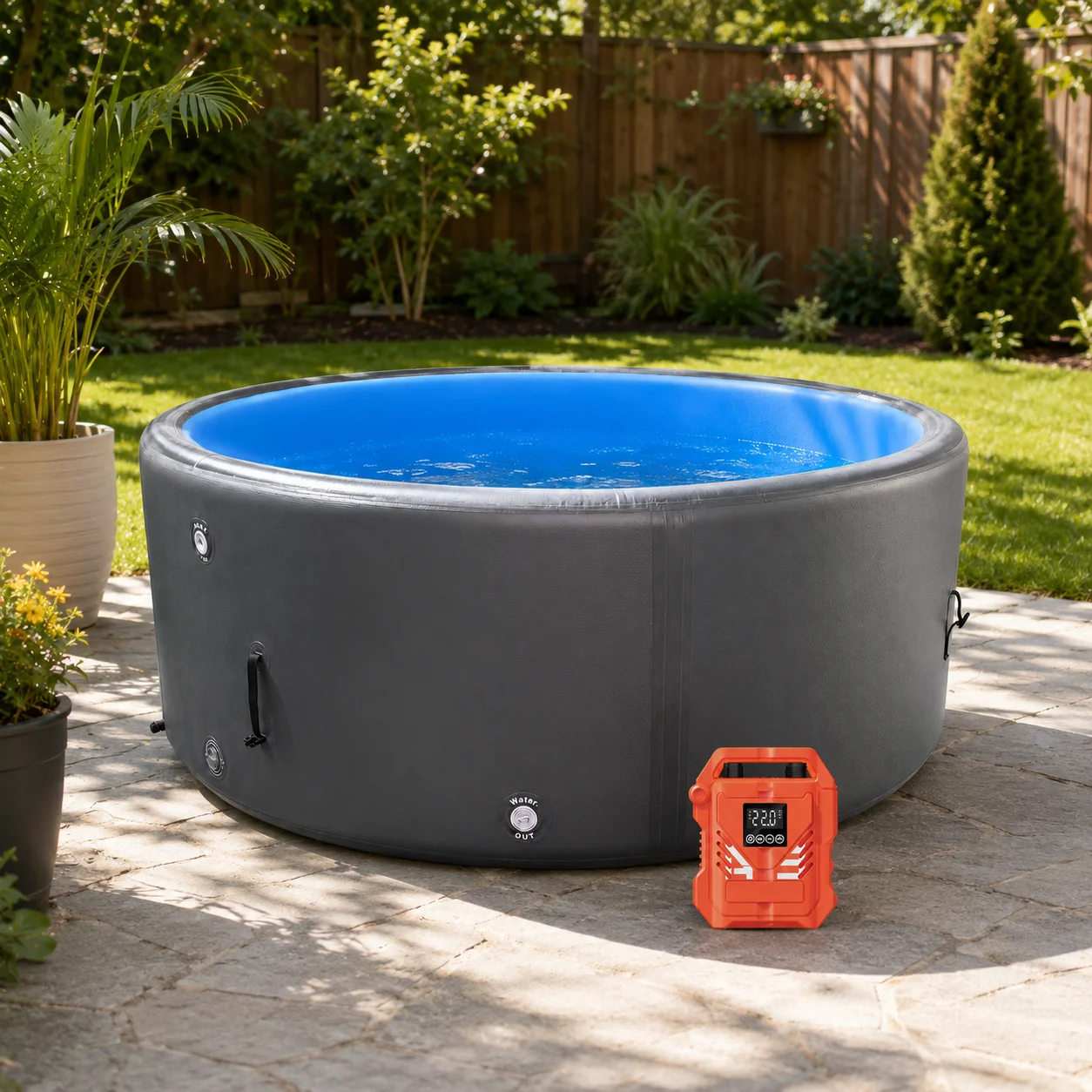 Inflatable Boat Electric Pump - Bomba de Aire Eléctrica Automática Personalizada