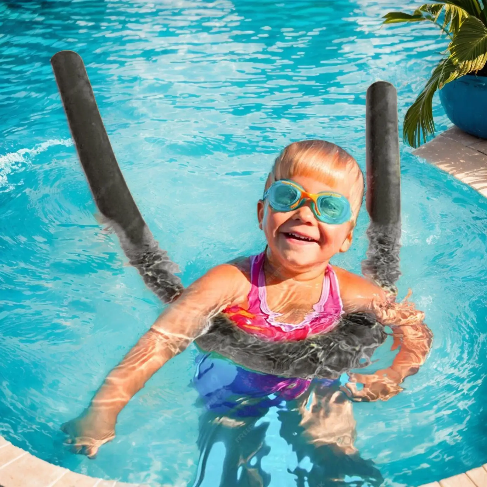 Portable Flexible Learn Swimming Pool Noodle For Adult Children Summer Swimming Aid Water Sports Accessories For Kids Adults