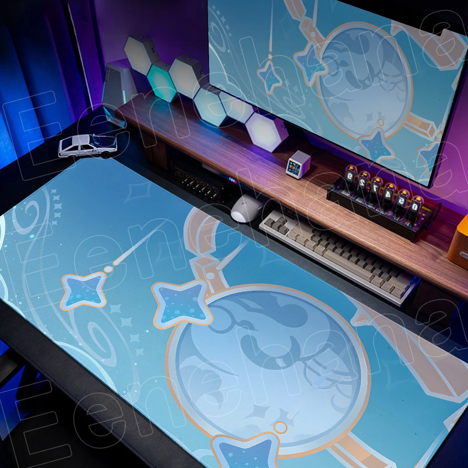 1200x600mm 원신 임팩트 후타오 게이밍 마우스패드 XXXL 대형 미끄럼 방지 고무 바닥 스티치 엣지 키보드 매트 사무실용