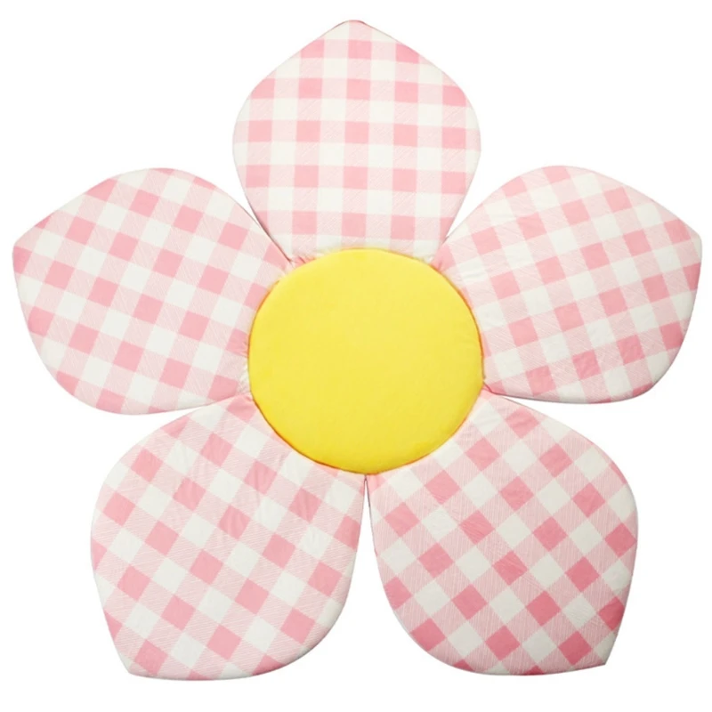 RIRI Flower Baby Bath Pad Infant Comfort Bathtub Mat Tub Support Lounger Sink Bath Cushion Newborn Photo Props