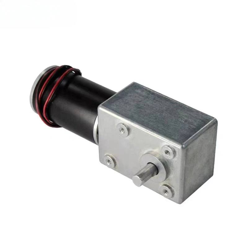 200KG 5882-45 DC reduction motor 12V 24V high torque turbine worm self-locking low-speed speed regulation forward and reverse