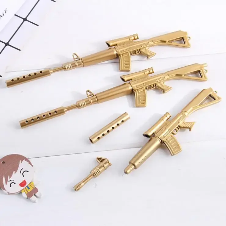 

12Pcs Wholesale Creative Stationery Machine Gun Modeling Gender-neutral Pen, Cute Student Fun Stationery Gifts