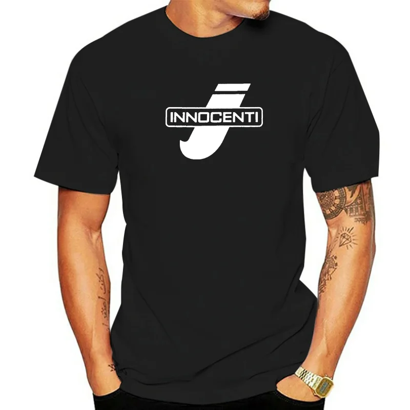 Lambretta Innocenti POJQ Black Men T Shirt SizeS-3XL