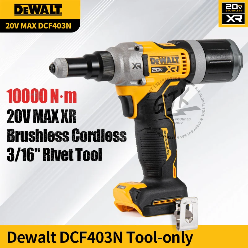 DEWALT DCF403: A Revolução no Fixação de Rebites com Motor Sem Escovas em 20V