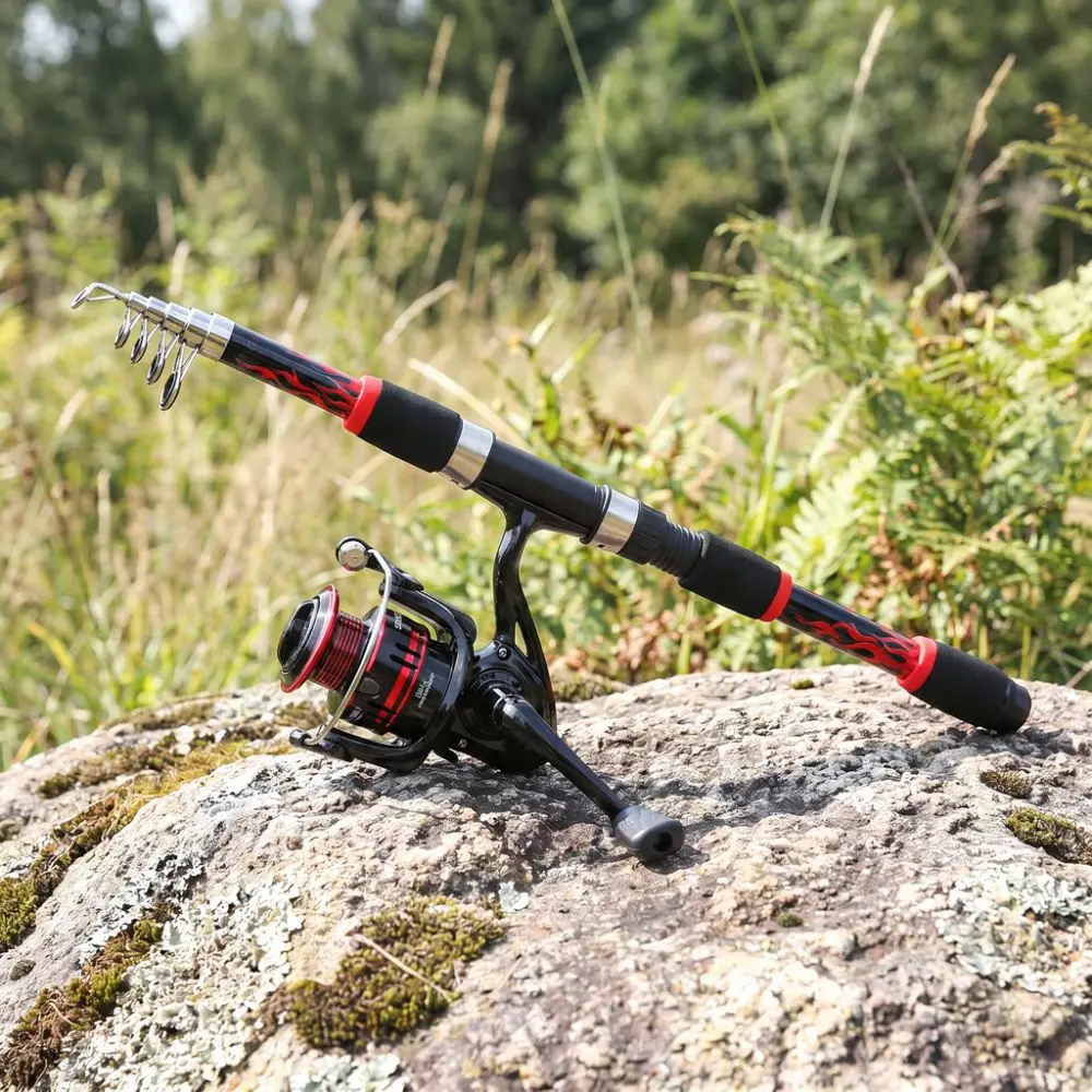 Complete 18M Telescopic Fishing Rod And Reel Kit Portable Travel Tackle Set For Outdoor Lake River Sea Anglers Gear Package