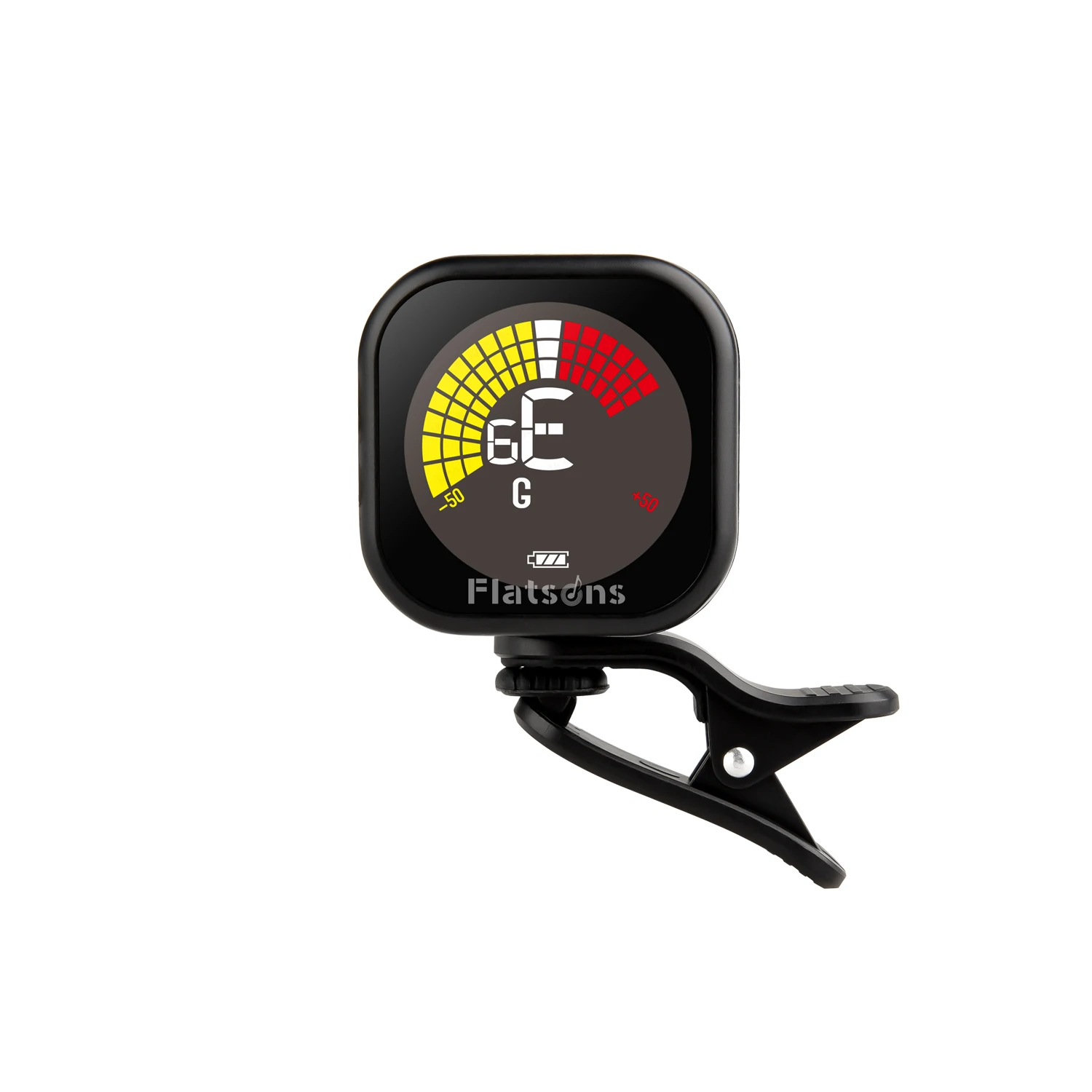 KOKKO FT3 Guitar Tuner, High Precision LCD Tuner for Guitar, Bass, Violin, Ukulele, Chromatic Tuning with Open Tuning Function