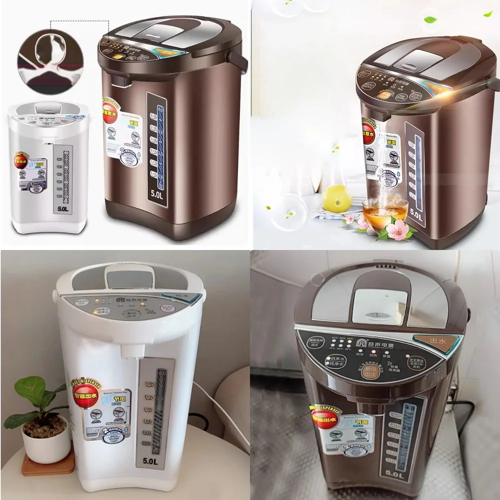 850W 5L Electric Kettle for Automatic Shut Off Constant Temperature Boiling Water Dispenser with Dechlorination Function for