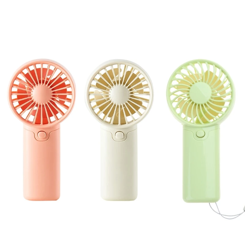 Portable Handheld Fan 1.5V AAA Battery Operated Pocket Fan Outdoor Indoor Activity Summer For Women Travelling Dropship