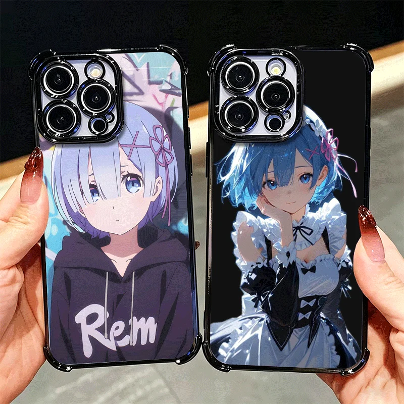 Coque de téléphone souple R-Rem Re Zero Anime pour Xiaomi Poco X7 X8 Pro Max X6 X5 X3 F8 Ultra F7 M8 M7 M5S Redmi 15C 15A 15 14C 13C 12C 13