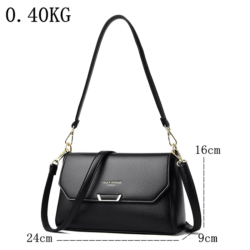 Luxury Handbag Women Bag Designer Large Capacity Female Shoulder Crossbody Bag Fashion Brand Soft Leather Ladies Messenger Bags