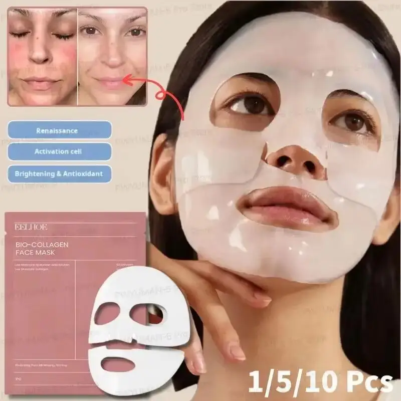 Collagen Wrinkle Removal Facial Mask Anti Aging Firm Lifting Fades Fine Lines Whitening Moisturizing Skin Care Korean Cosmetics