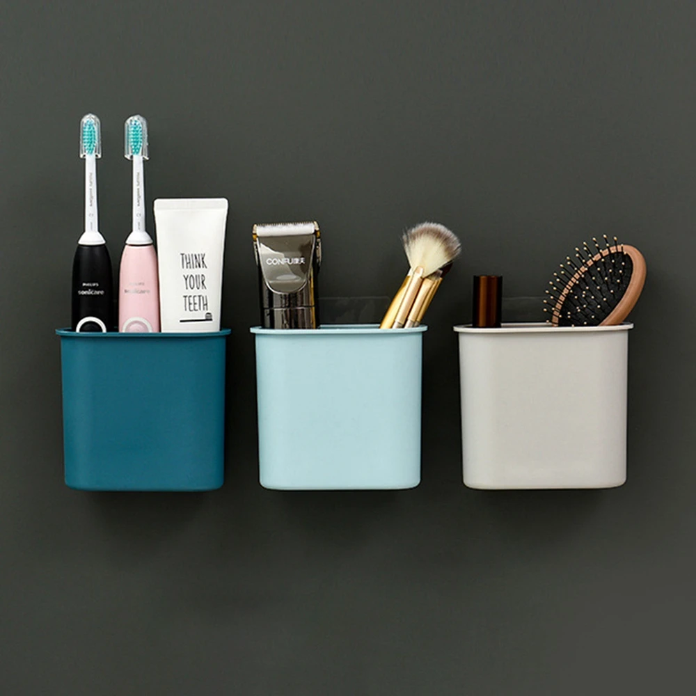 Racks Wall Hanging Home Organization Comb Bathroom Accessories Toothpaste Storage Box Toothbrush Shelf Toothbrush Holder Case