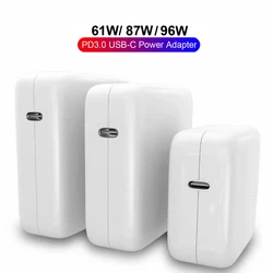 61W 87W 96W USB-C Laptop Power Adapter Type-C PD Charger For Macbook 13 15-inch A1706 A1707 A1708 A1534 A1719 A2141 for iPad Pro