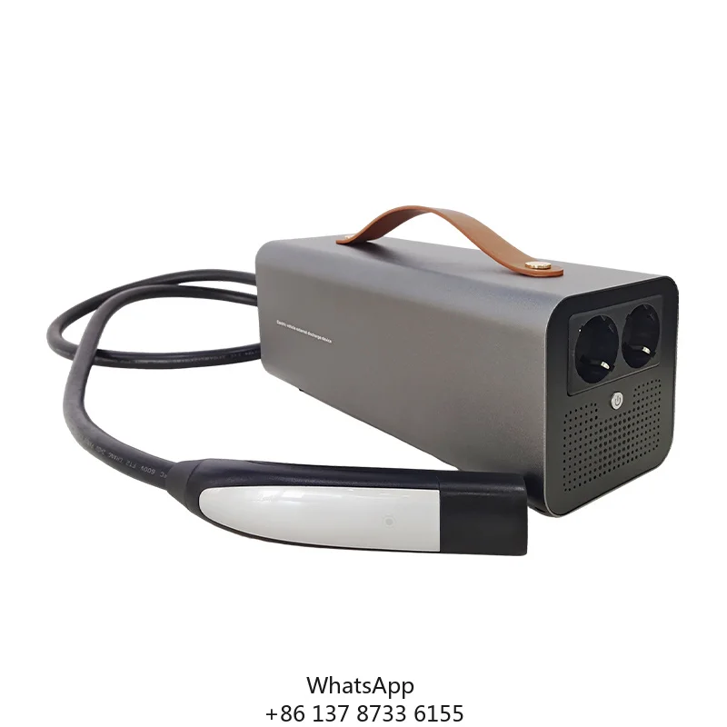 For Tesla V2L 3.5kW NACS Discharger Portable Charging Stations Adapter For Model 3/Y External Discharge