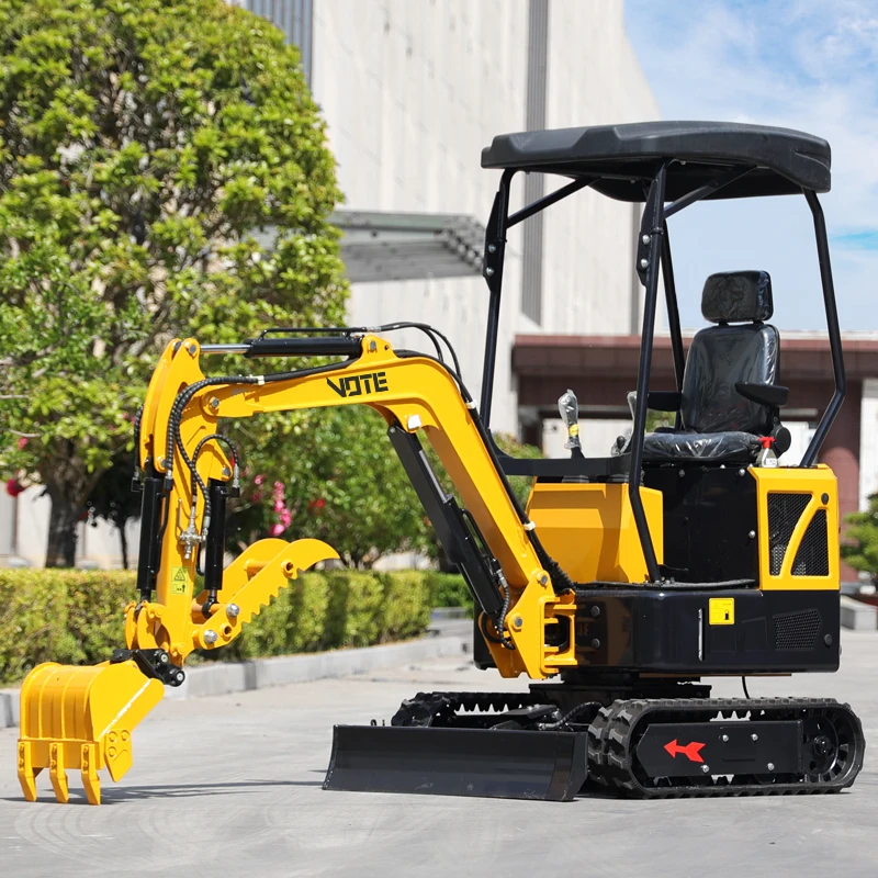 Gąsienica hydrauliczna kontrolują najlepszą cenę Bagger 1.5 Ton mały Mini koparka z wiadrami Mini koparka 1 tonę