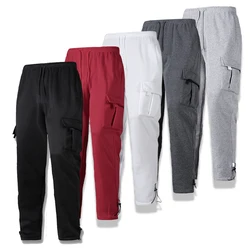 New Cargo Pants Men's Loose Straight Streetwear Jogger Pant Fashion Trousers Multi-Pocket Casual Sweatpants Male Pants