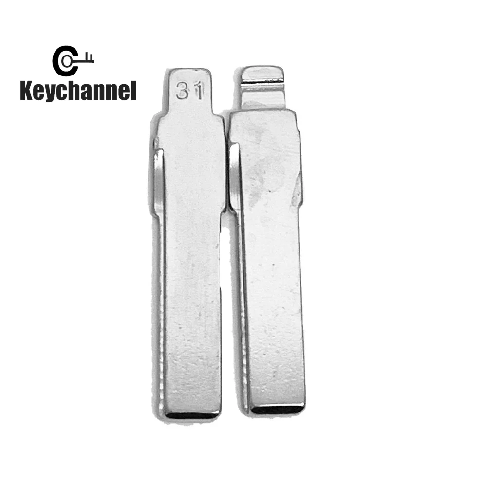 Keychannel 10PCS HU66 Car Key Blade #31 #86 Xhorse KD Key Blank for KEYDIY VVDI Remote for Golf MK7 Polo Jetta Tiguan Skoda