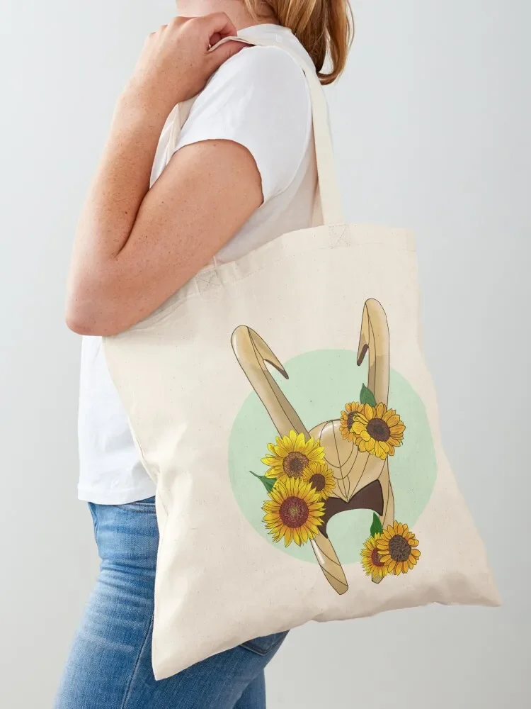 God of Mischief With Sunflowers Tote Bag bag for beach Women's handbag Bag