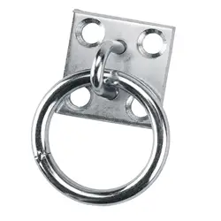 Placa de anillo de amarre duradera, estable para caballos, 50Mm x 50mm, amarre de caballos para animales