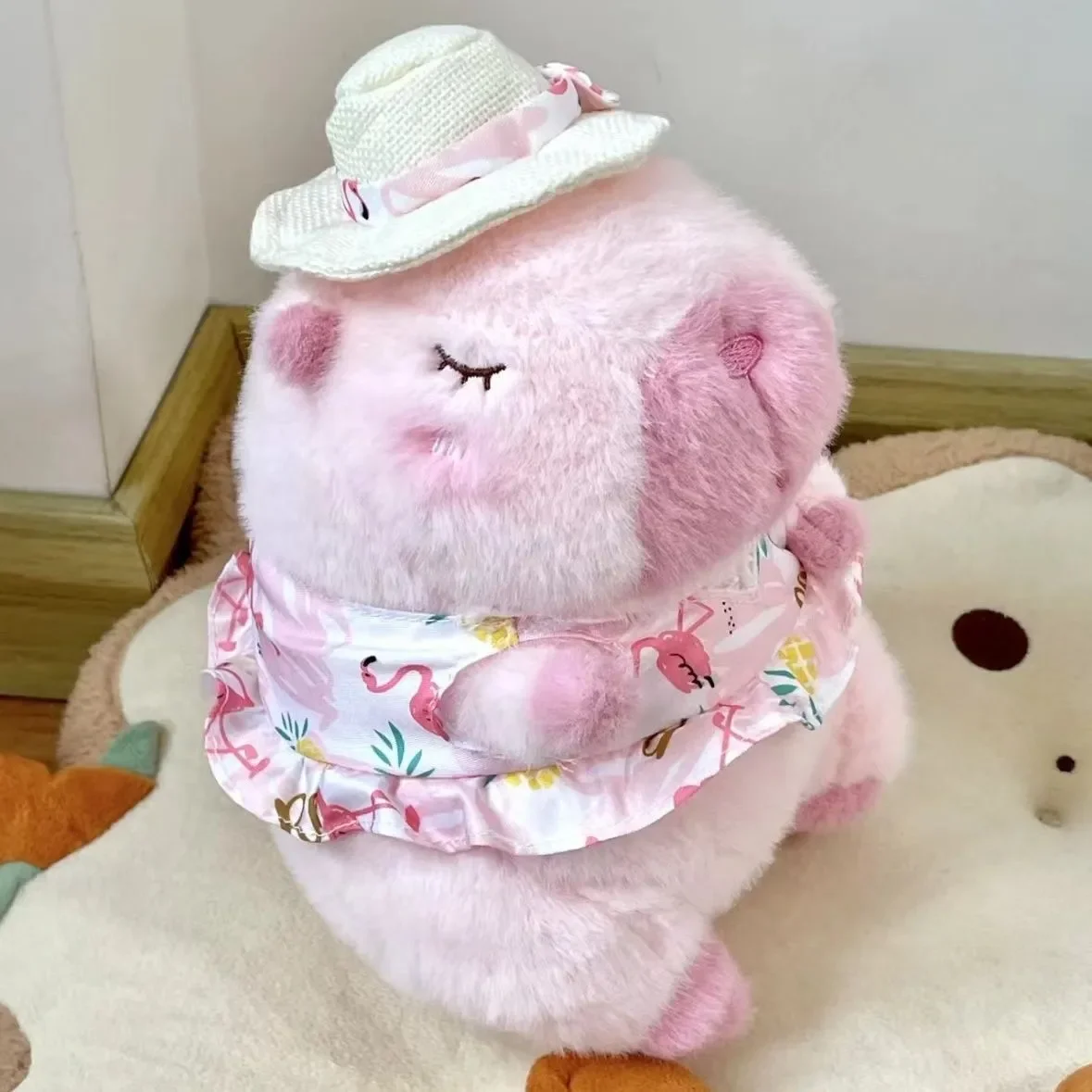 夏かわいいカピバライルカ人形クリエイティブ人形かわいいぬいぐるみ男の子と女の子のための誕生日プレゼントホリデーギフト