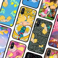 Hey Arnolds Cartoon Phone Case For Redmi 5 6 7 8 9 10 plus pro 6 7 8 9 A GO K20 K30 K40 pro plus F3 Fundas