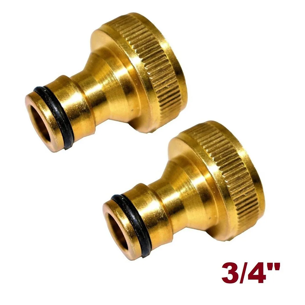 Kits New Parts Thread Connector Tap Water Pipe Adaptor Brass Connected Faucet Fitting Garden Replacement 3/4\\\\\\\