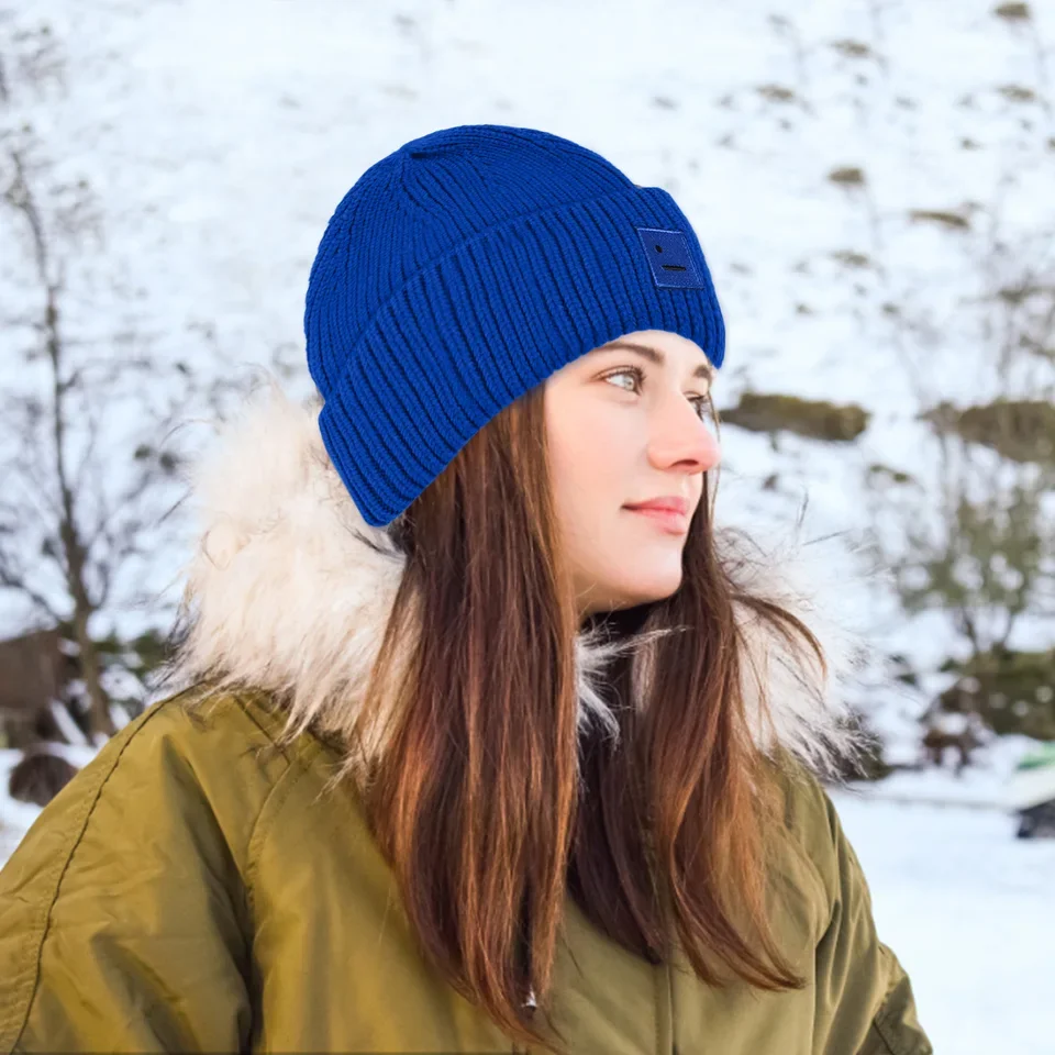 Women Men Winter Funny Embroidery Knitted Hats Fashion Solid Hats Raccoon Warm Outdoor Ski Cap Hat Warm Cap Hunters Hat With