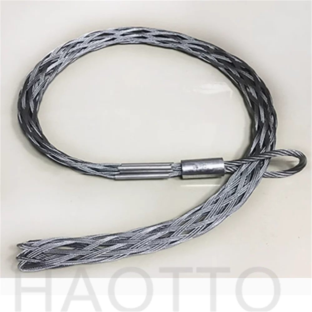 Cable Net Sleeve Traction Steel Wire Power Wire Optical Cable Net Cover Middle Sleeve Pull Pipe Tensioner Ground Wire Net Sleeve
