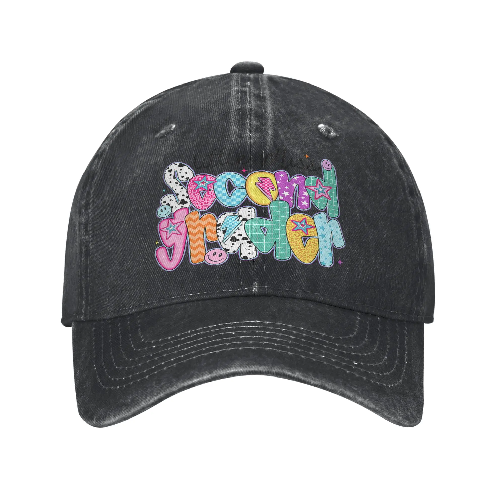 Little Miss Second Grade 2nd Grader 3 Cap  Unique Baseball Cap Hats Visor Protection Snapback Cotton tops gorras